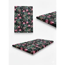 Matrac čierne kvety M 90x60cm